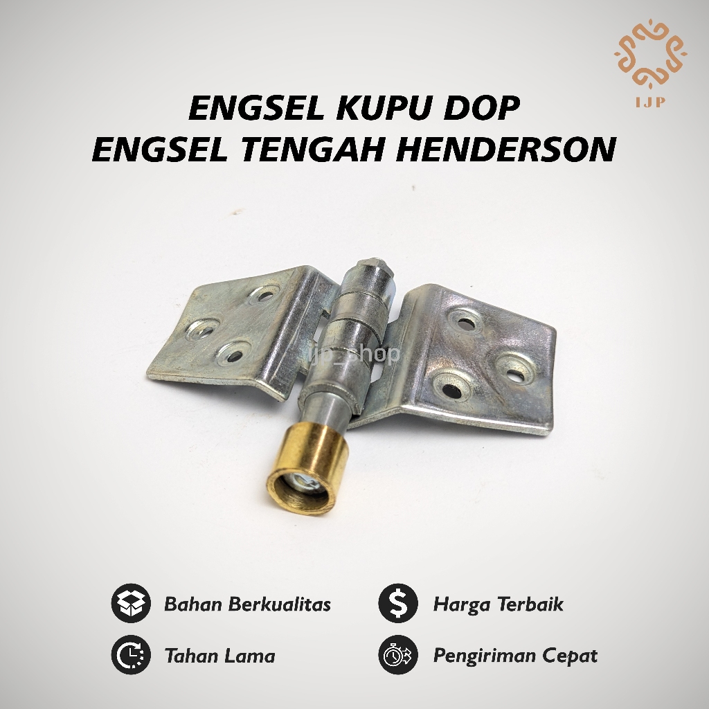 Henderson บานพับด้านล่างผีเสื้อขนาดเล็กสีเหลือง Henderson บานพับพับประตูไม้เหล็ก Gebyog Push