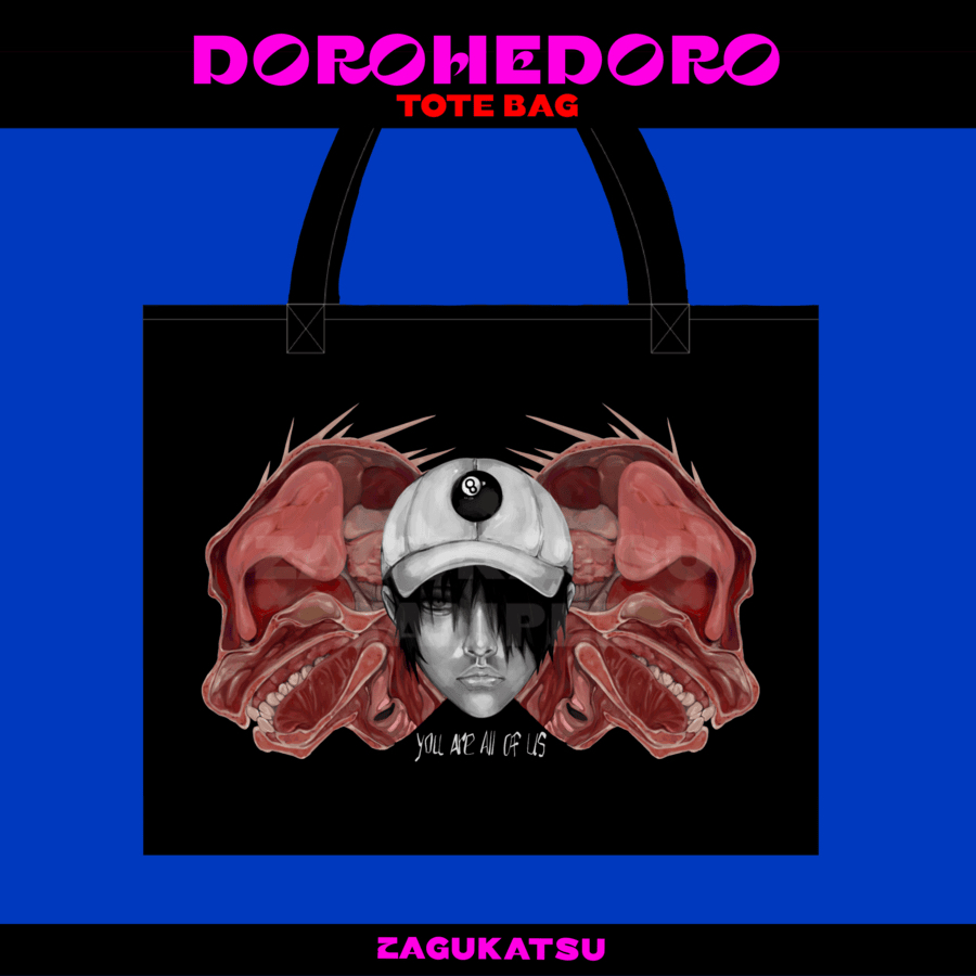 Dorohedoro Tote Bag by Zagukatsu