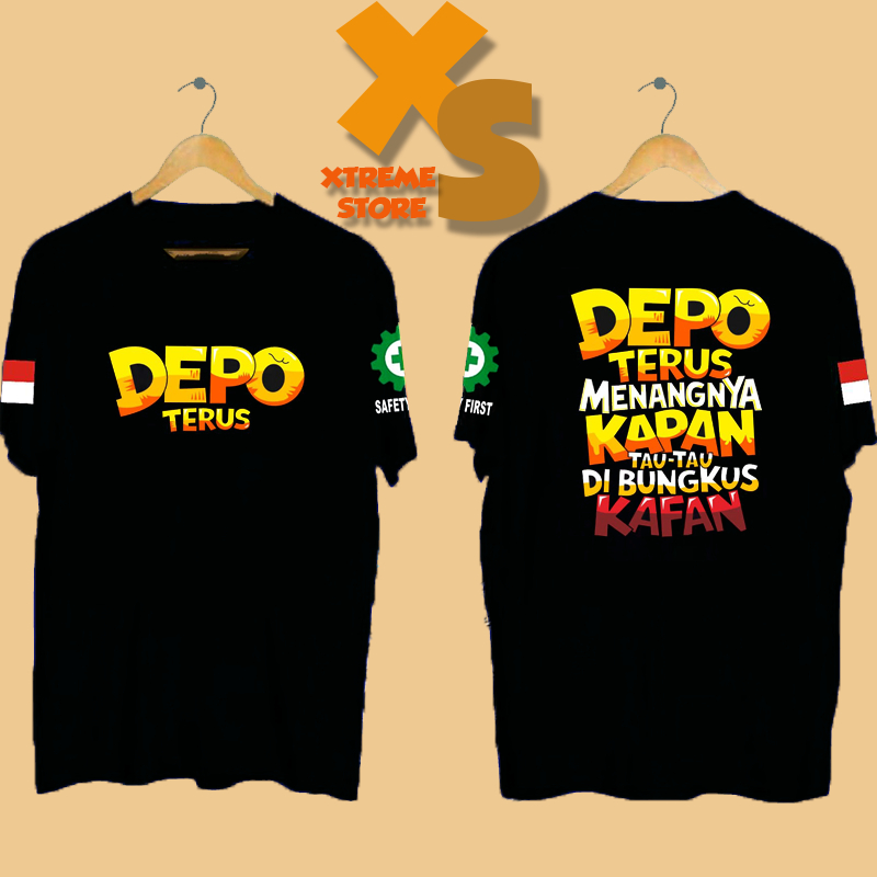 // เสื้อยืด DISTRO สําหรับผู้ชาย CONTINUOUS DEPOSIT // XTREME-STORE