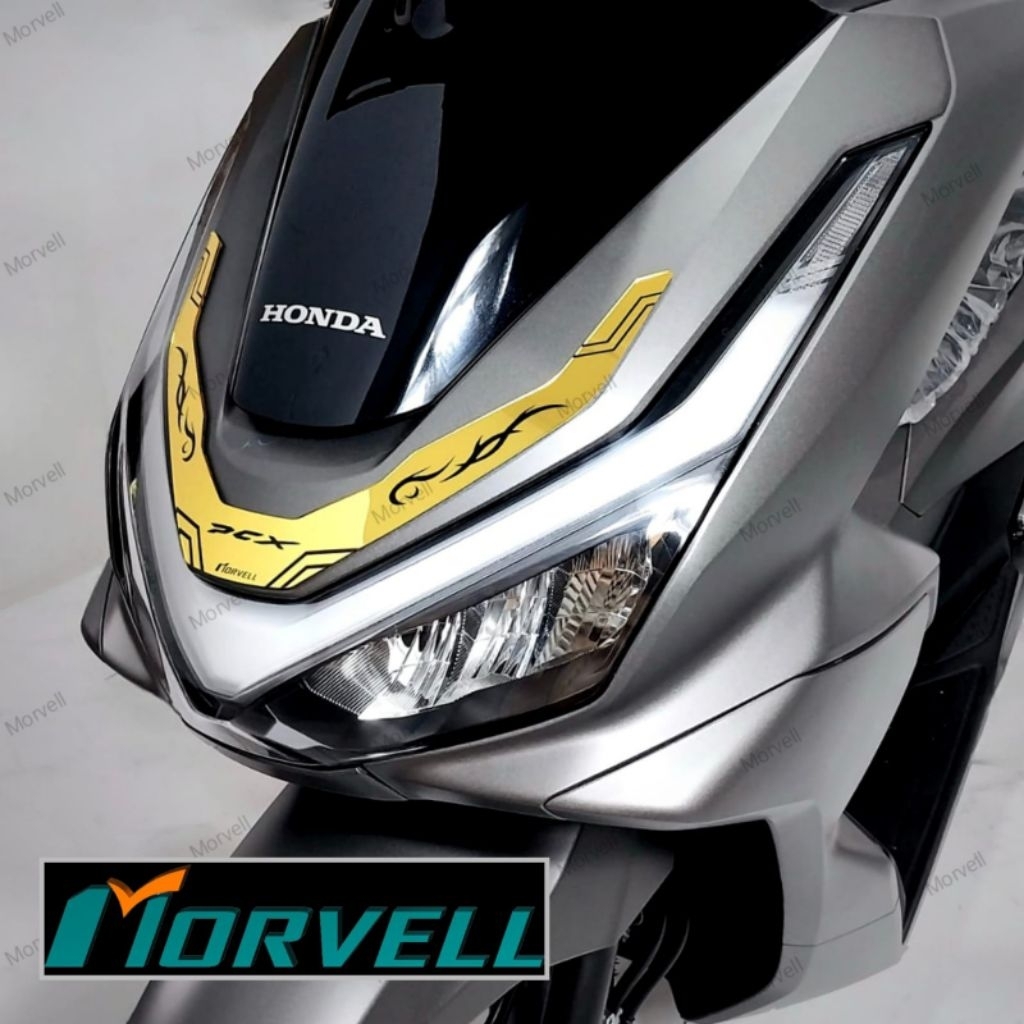 Honda PCX 160 Roadync 2025 up ไฟหน้าคิ้วโล่ด้านหน้าโคมไฟ