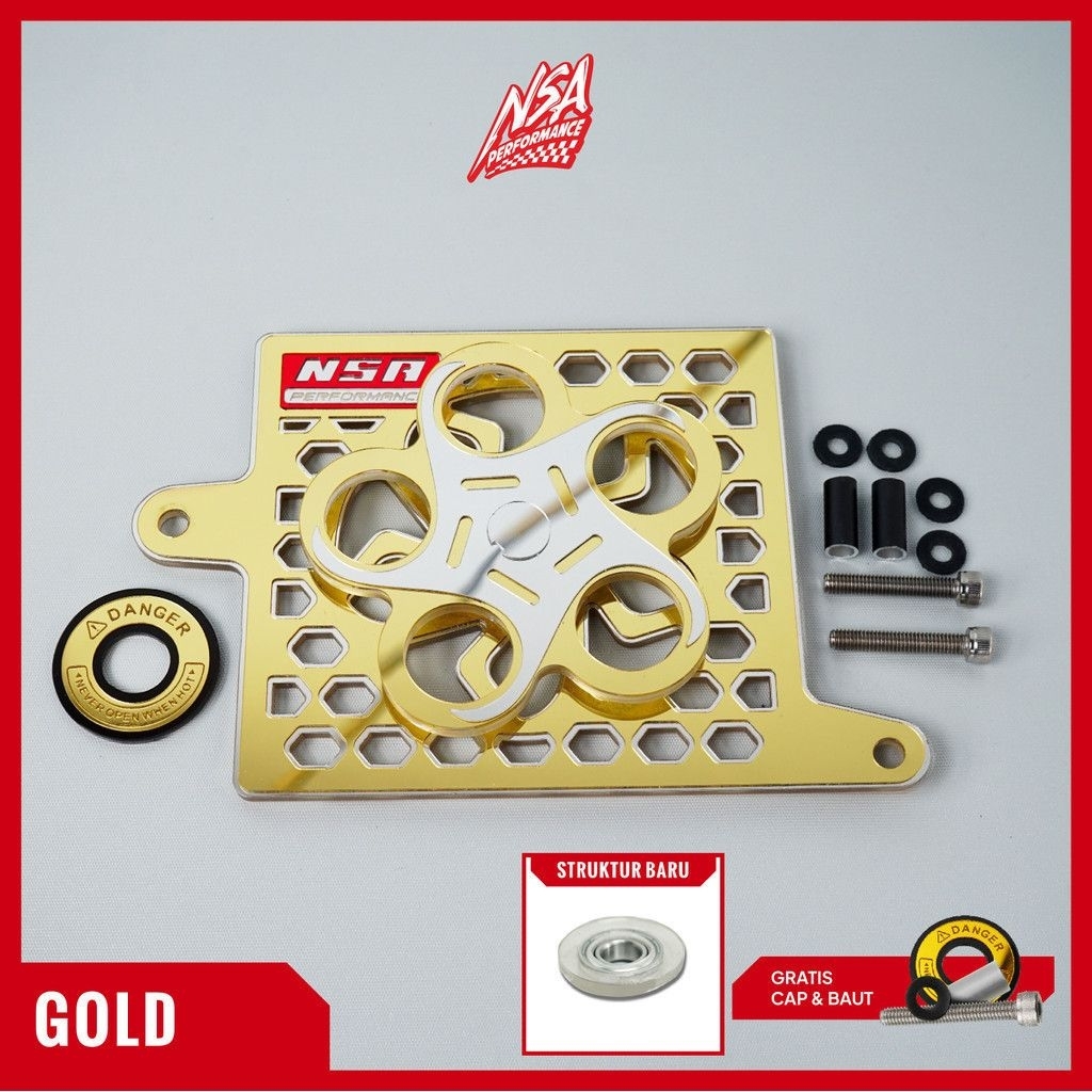 NSA Performance x D7 หม้อน้ําฝาครอบ Spinner Vario 125