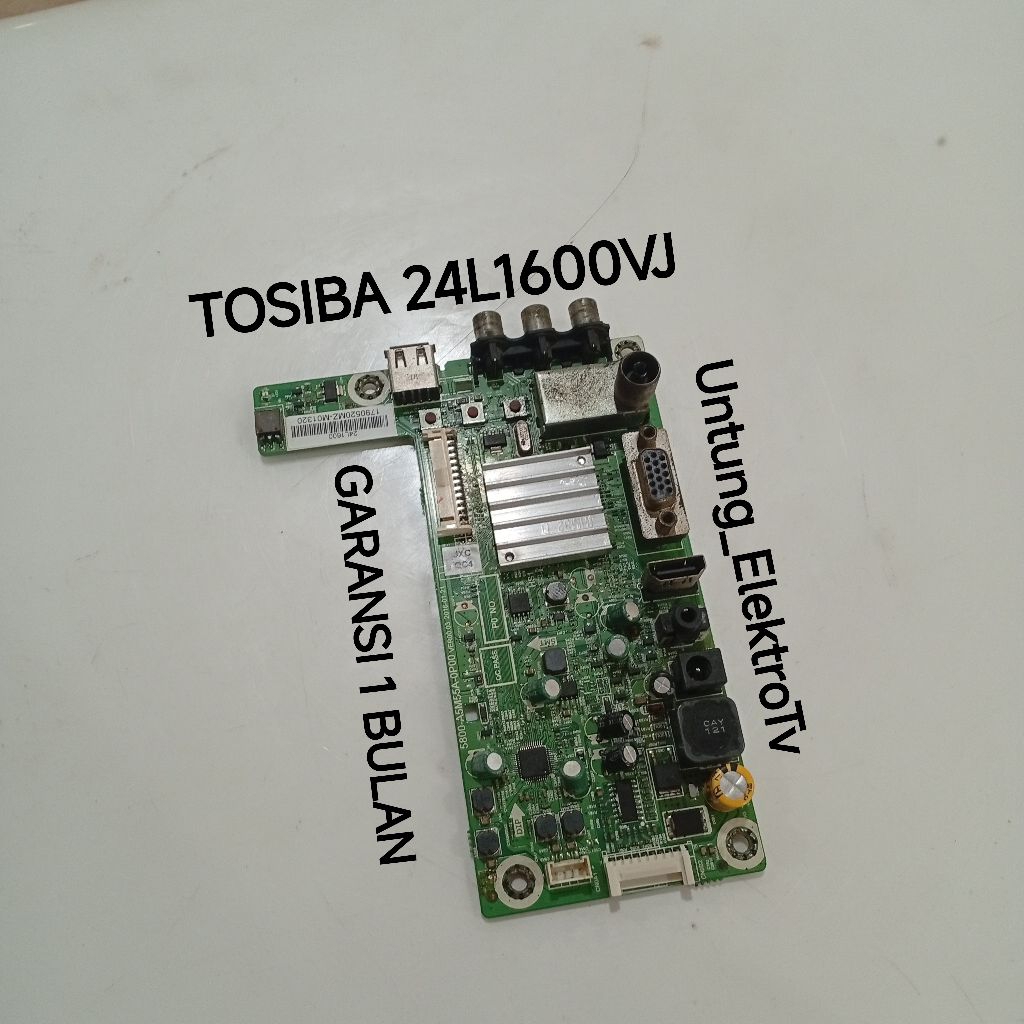 MESIN MB ทีวี LED TOSIBA 24L1600VJ เมนบอร์ด-MOBO-MODUL TOSIBA LED TV MACHINE 24L1600VJ