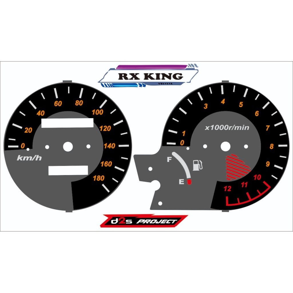 แผงเรือนไมล์ YAMAHA RX KING, SCORPIO, RXZ, RZR