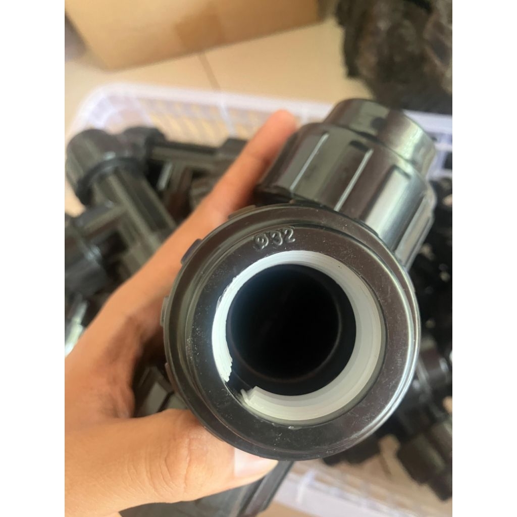 Tee hdpe การเชื่อมต่อ 1 นิ้ว T ท่อ hdpe 32mm