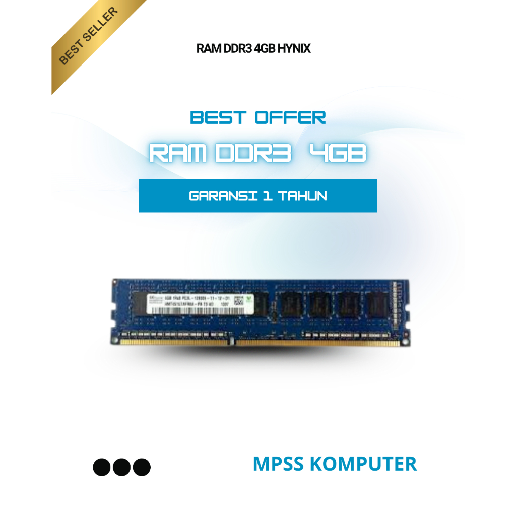 RAM DDR3 4GB HYNIX ใหม่