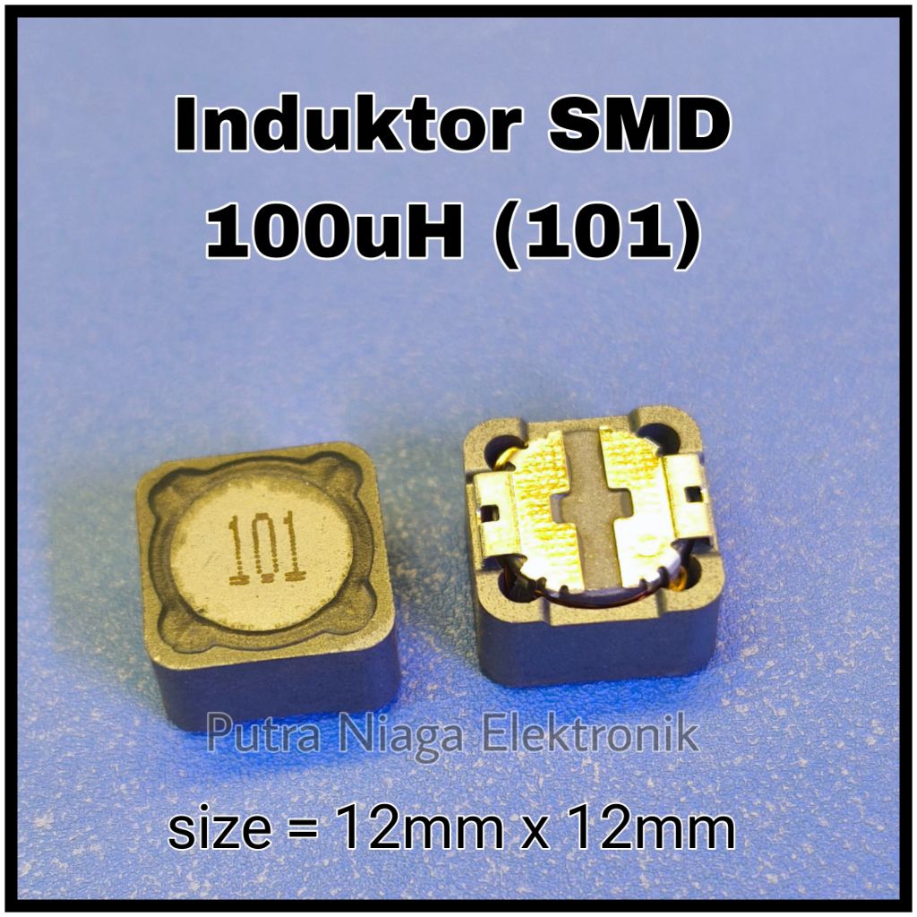 Inductor SMD 100uH Inductor Power 0.1mH 0,1mH 12mm x 12mm ขนาด 12x12mm เครื่องหมาย: 101