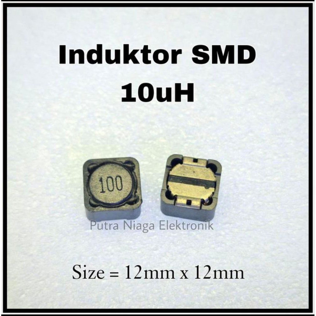 Inductor SMD 10uH Inductor Power 0,01mH 0.01mH Filter Coil 12mm x 12mm ขนาด 12x12mm เครื่องหมายรหัส: