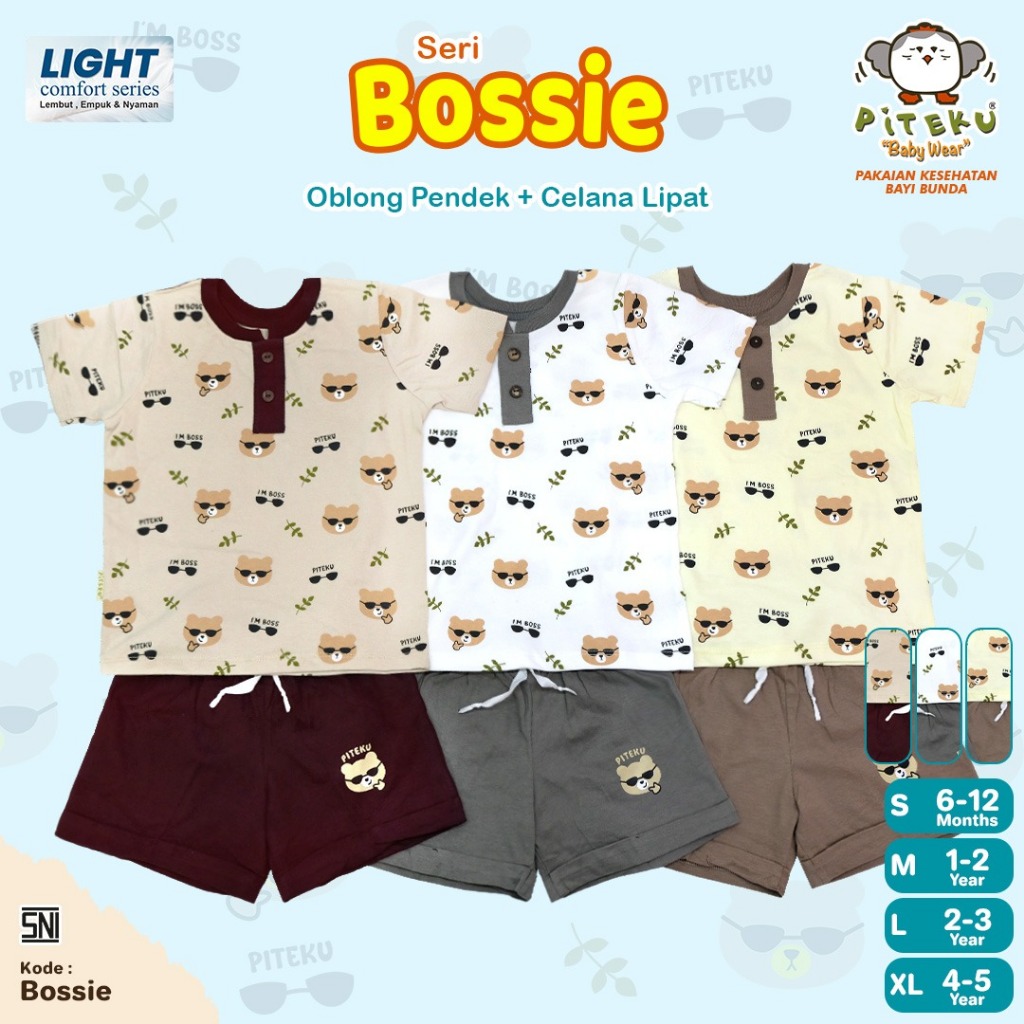 PITEKU - BOSSIE BOYS SUITS 6 MONTHS - 5 ปี