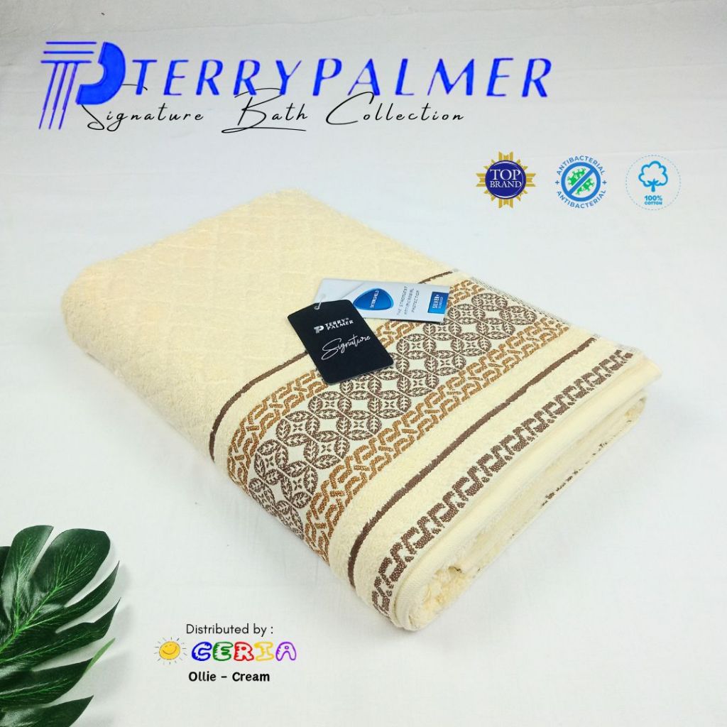 Terry Palmer Signature Ollie ผ้าเช็ดตัวสําหรับผู้ใหญ่ 70x140ซม. - ครีม