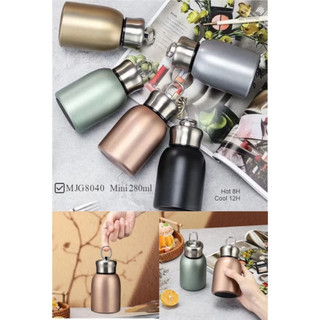 Botol Minum Themos 300ml Termos Mini Tahan Panas dan Dingin Thermos Gemoy Mini Hot & Cold Bogel