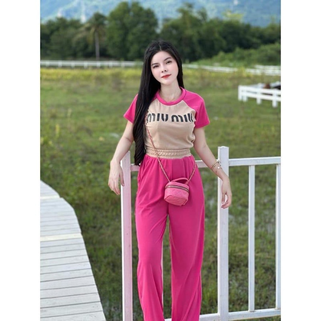SM COLLECTIONN MIW MIW ผู้หญิง PREMIUM KNIT SUIT