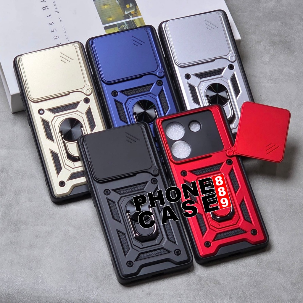 CASE POCO M7 PRO 4G CASE ROBOT CASE TRANSFORMER SLIDE RING CASE POCO M7 PRO 4G