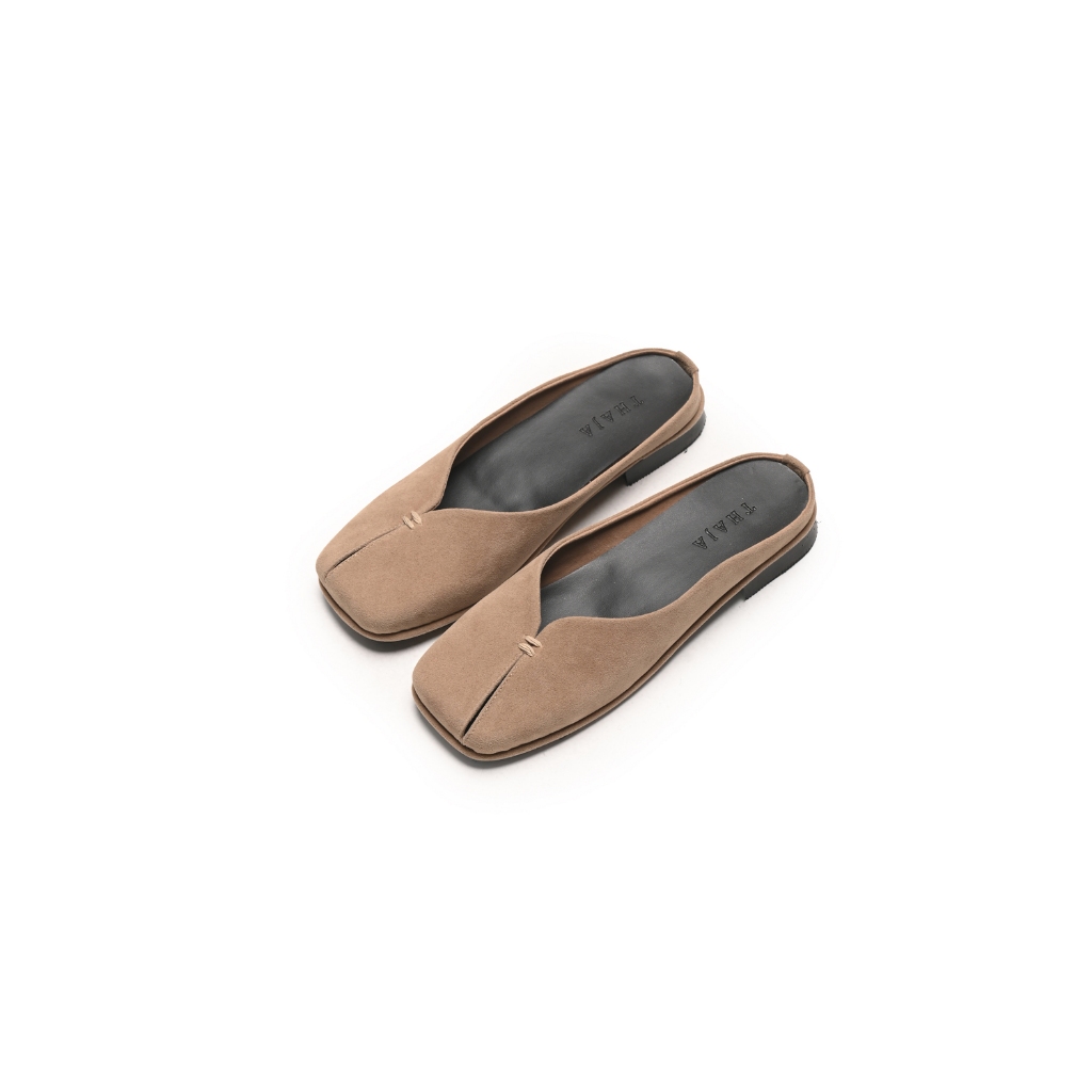 Foli Mules สีเบจ****