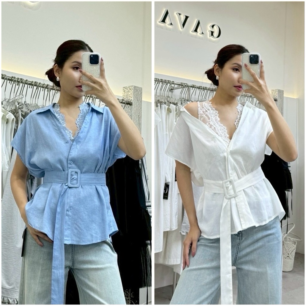 MONNA SET TOP (T25265) BY GAVANA BRAND