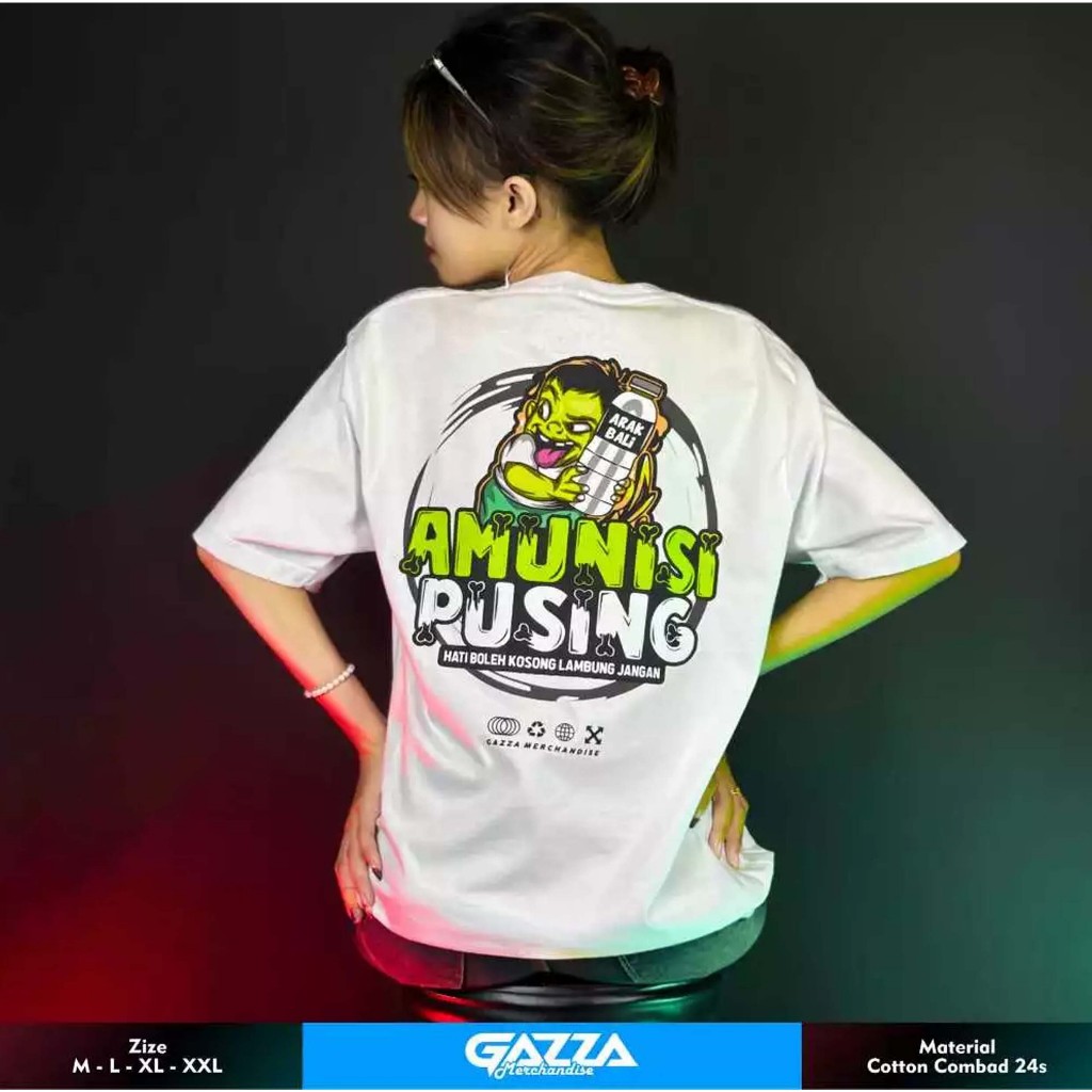 เสื้อยืด Amunisi Dizzy Arak Bali / เสื้อยืด Amunisi Dizzy Arak Bali Distro / เสื้อผ้าผู้ชายและผู้หญิ