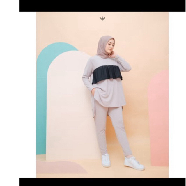 Preloved Original WIMI.ID NURSING CLOTHES | สีข้าวโอ๊ต ไซส์ L