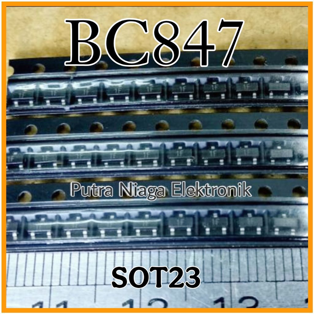 ทรานซิสเตอร์ SMD BC847 NPN SOT23 รหัส 1F 1G BC 847 SMD