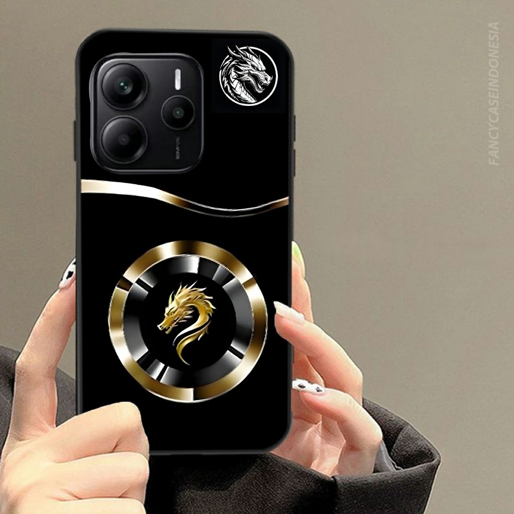 HP [RK-58]Glitter เคสโทรศัพท์กระจกอะคริลิคสําหรับ Red Note 14 5G