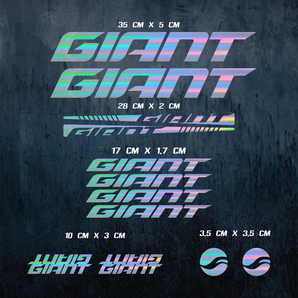 GIANT KIT13 G-10 Decal สติกเกอร์, MTB จักรยานเสือภูเขาตัดสติกเกอร์จักรยานเสือหมอบจักรยานสติกเกอร์ชุด 13