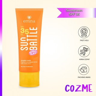 EMINA Sun Battle Bright Glow SPF 35 PA+++ 20mL [NUZ]
