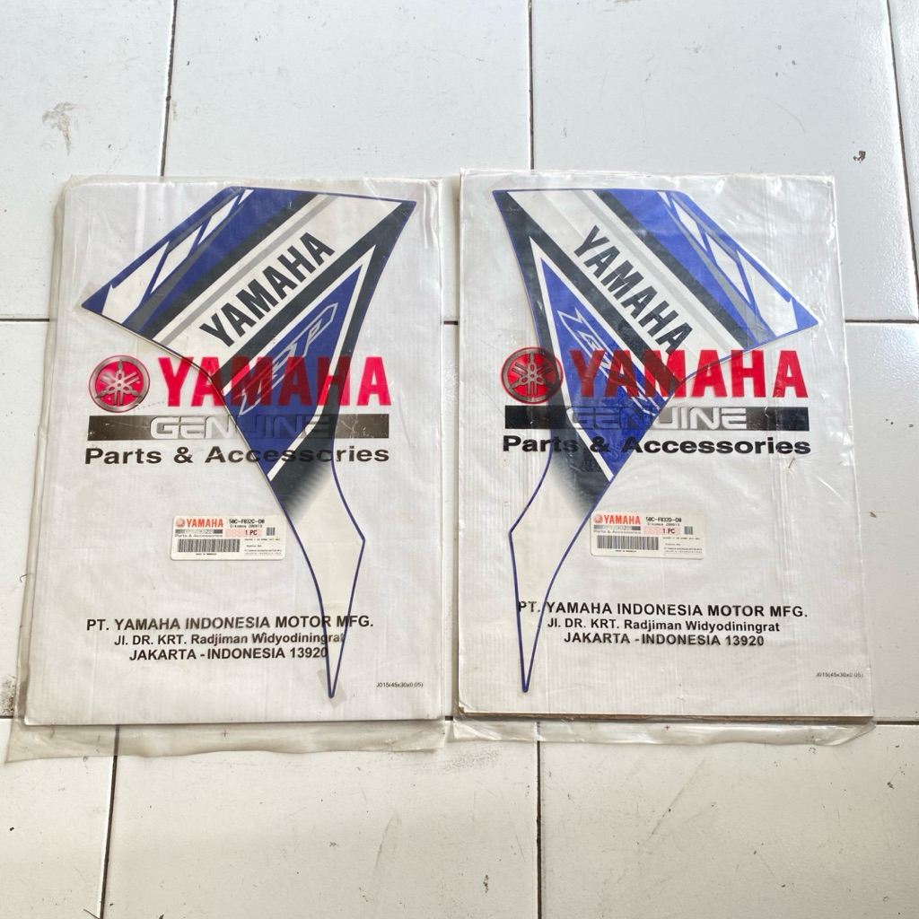 Yamaha jupiter Mx 2013 Blue original YGP Wing Sticker Striping (GP EDITION) 50C-F832C-D0 50C-F832D-D