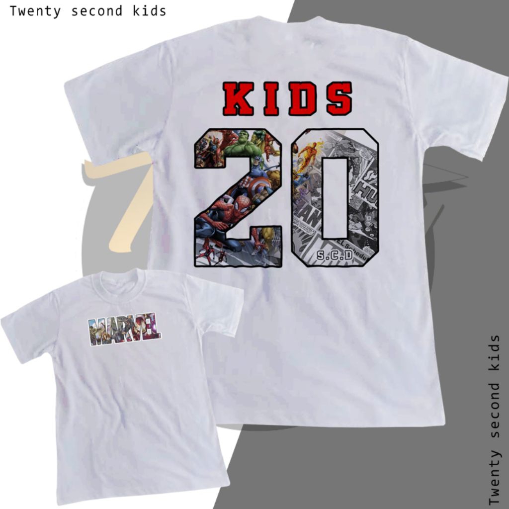 KATUN Twenty second kid - เสื้อยืดเด็กผ้าฝ้ายหวี 24s พิมพ์สกรีน DTF (สามารถขอภาพ/ภาพเองได้)