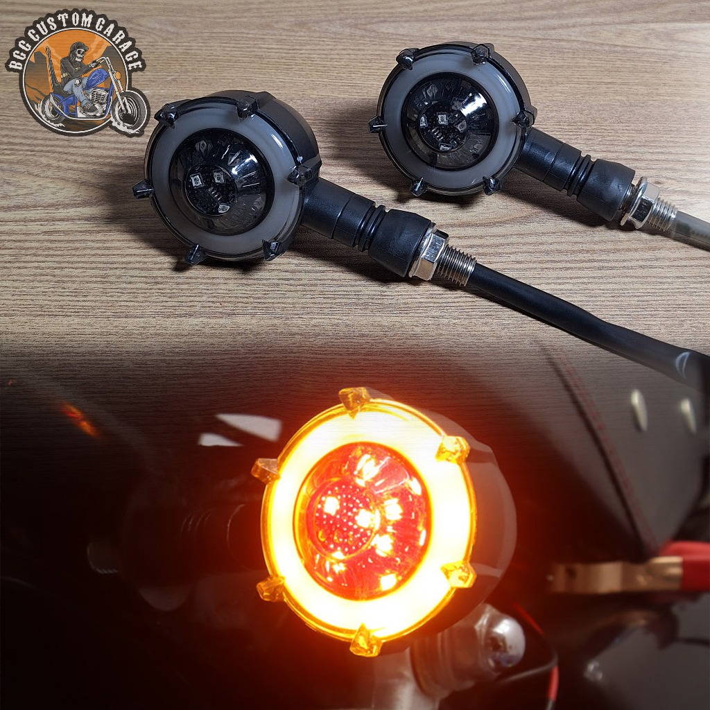 ไฟเลี้ยว LED DRL. ไฟเลี้ยวรถจักรยานยนต์สากล ไฟเลี้ยวรถจักรยานยนต์ XSR BENELLI W175 แบบกําหนดเอง