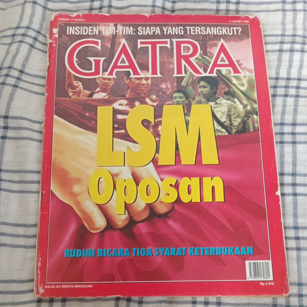 GATRA LSM OPOSAN MAGAZINE - 11 MARCH 1995