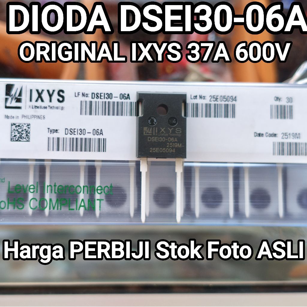 DIODE IXYS DSEI30-06A ต้นฉบับ 37A 600V