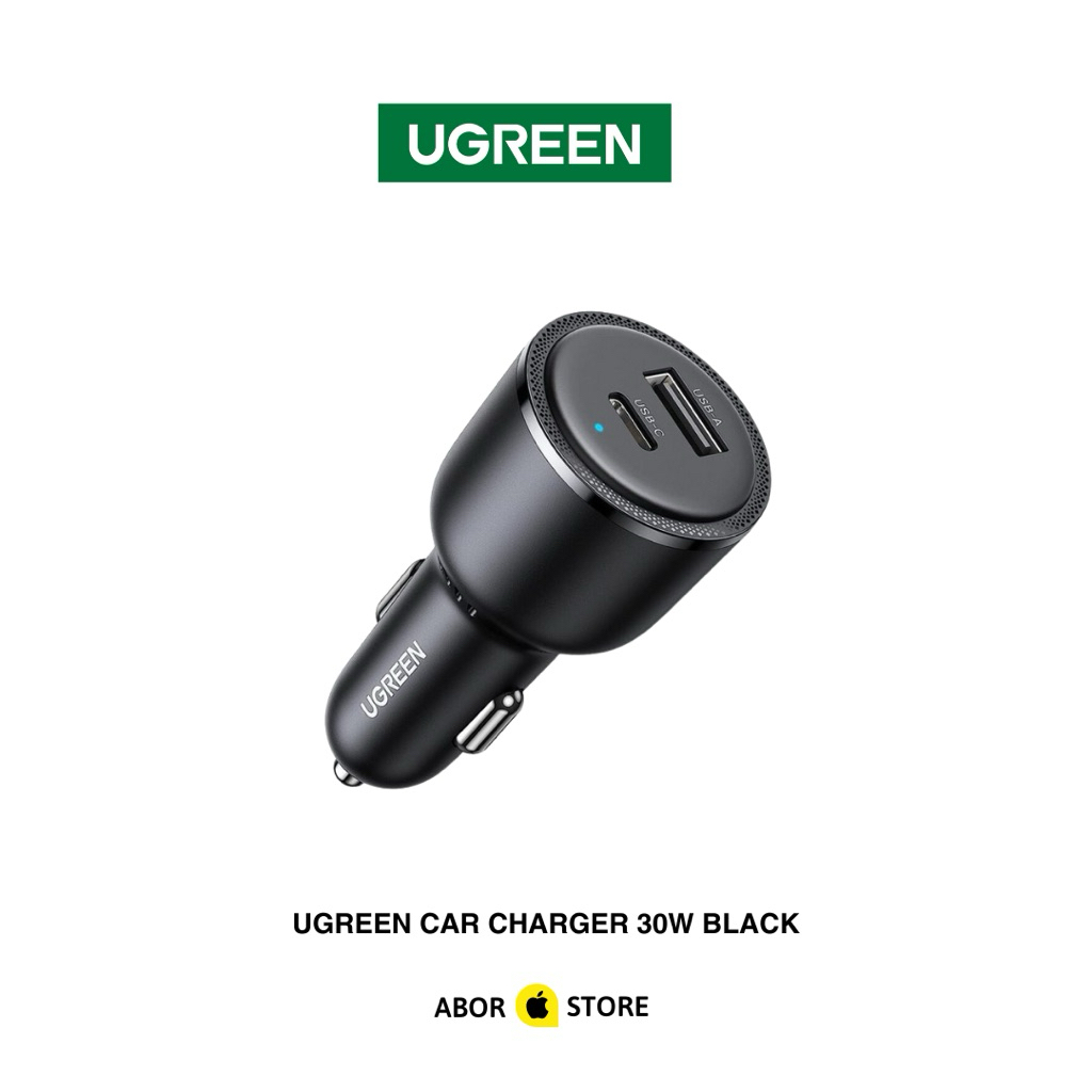 UGREEN ที่ชาร์จแบตในรถ 30W สีดํา