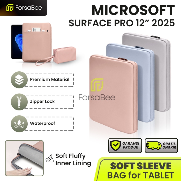 FORSABEE - กระเป๋าสําหรับ Microsoft Surface Pro 12 2025 12" นิ้ว 2 in 1 2in1 Copilot + PC Tab แท็บเล