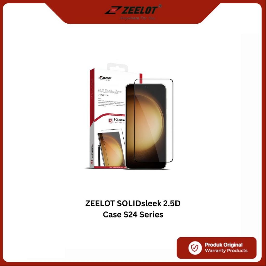กระจกนิรภัย Samsung S24 Ultra Plus ZEELOT SOLIDsleek 2.5D