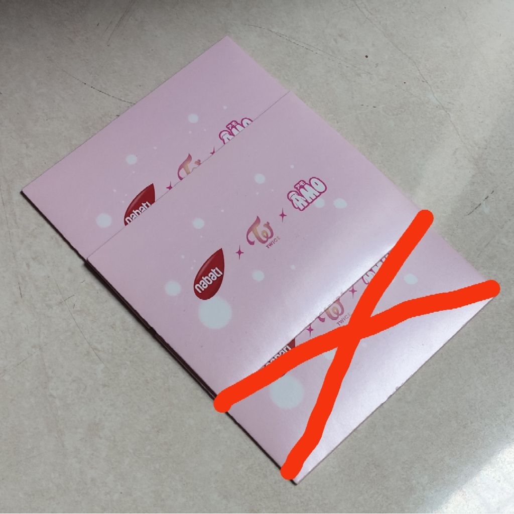 (TAKE ALL ONLY 2 ชิ้น) TWICE x Nabati Strawberry Photocard ปิดผนึกอย่างเป็นทางการ