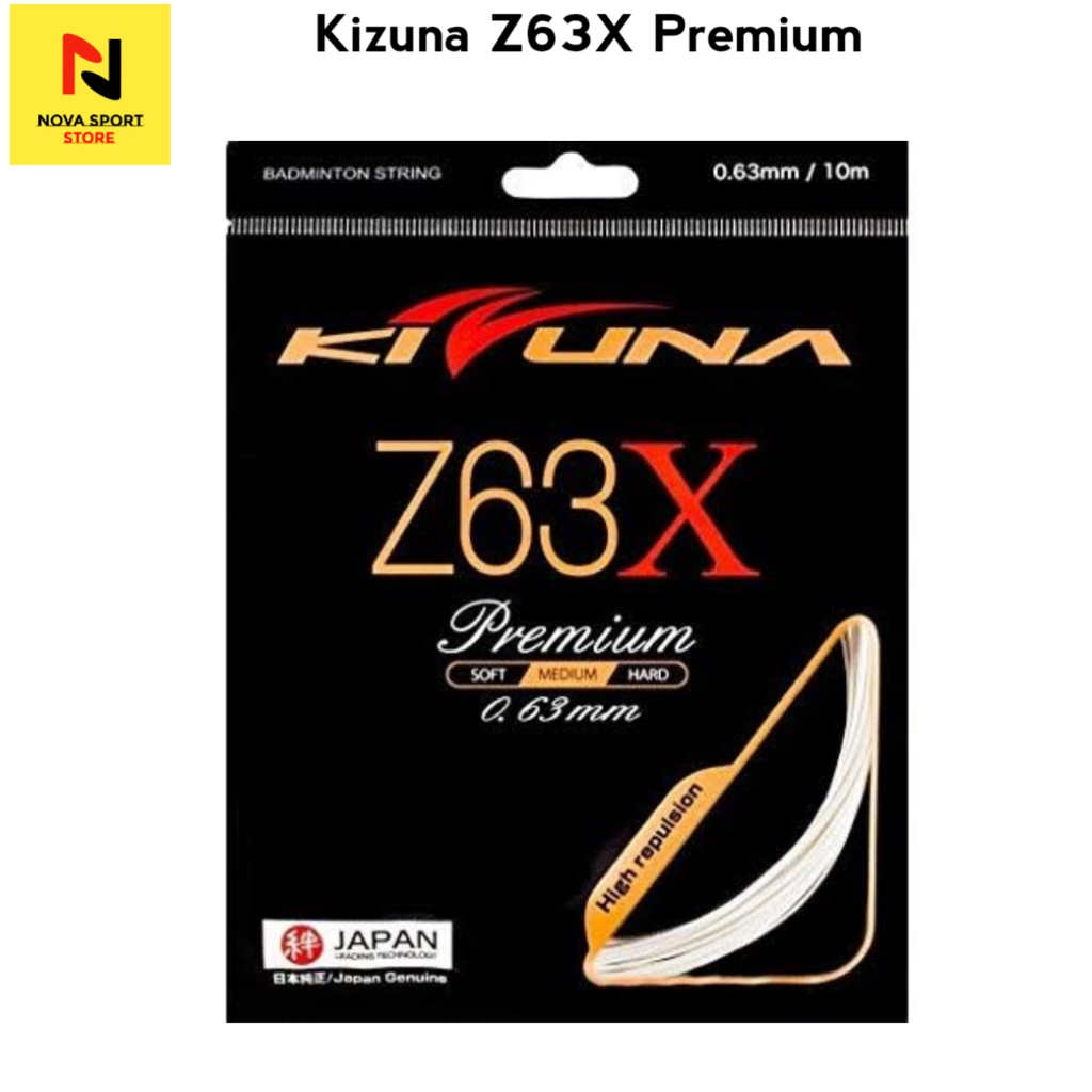สายแบดมินตัน Kizuna Z63X พรีเมี่ยม