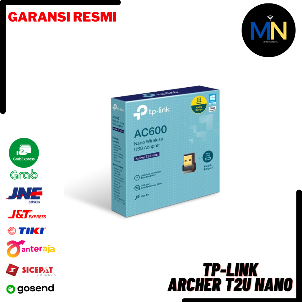 TP-LINK Archer T2U Nano AC600 Nano อะแดปเตอร์ USB ไร้สาย