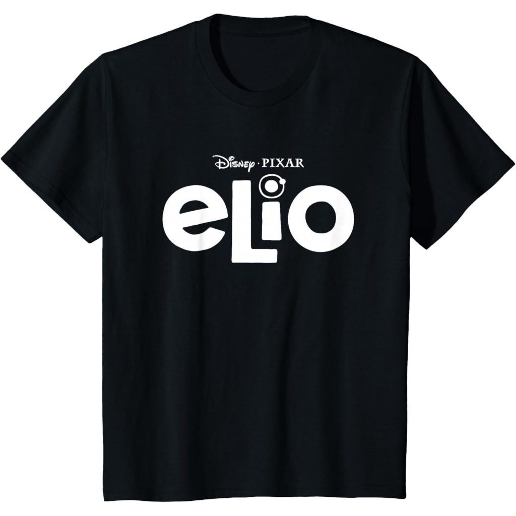 เสื้อยืดเด็ก Disney and Pixar Elio เสื้อยืดโลโก้ชื่อภาพยนตร์อย่างเป็นทางการ
