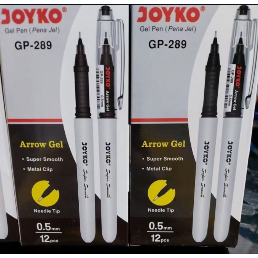 JOYKO GP-289 ARROW GEL BALLPOINT 0.5MM (12 เมล็ด)