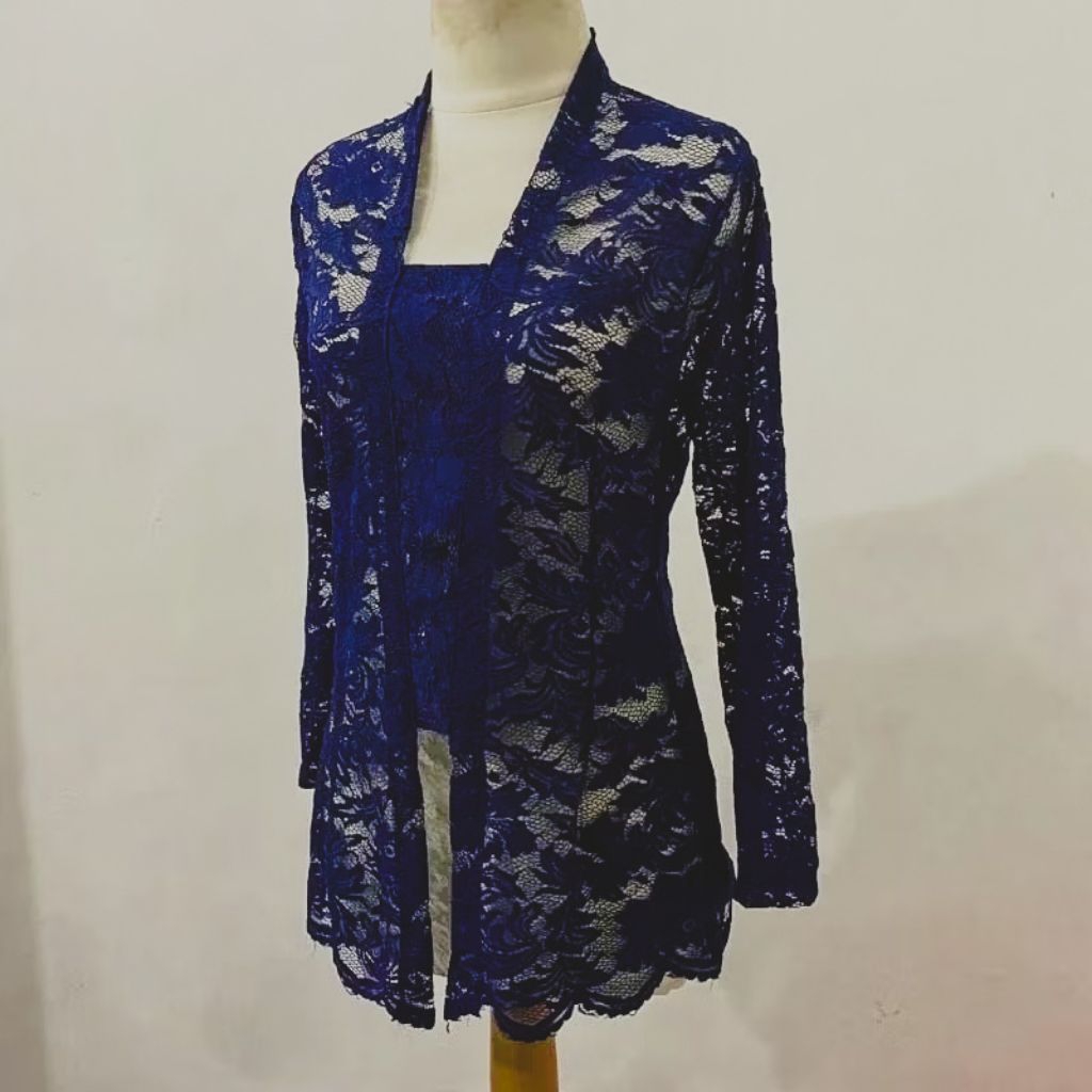 Balines Brocade Kebaya / Kubaru Kebaya / แขนยาว Carnival Kebaya ไม่มีปุ่ม