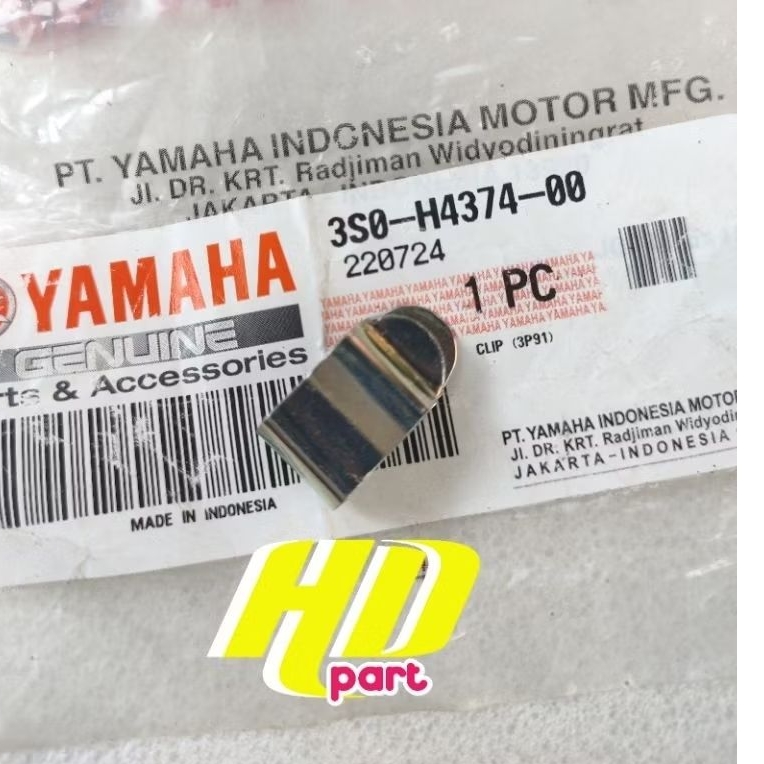 Yamaha Vega R 110 ใหม่ ZR RR Vega force115 Original 3S0-H4374-00 Reflection คลิปไฟหน้าหลัก