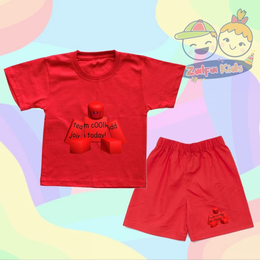 COOLKIDD FORSAKEN ROBLOX TEAM COOLKIDD JOIN TODAY KIDS ชุดเสื้อยืดและกางเกง