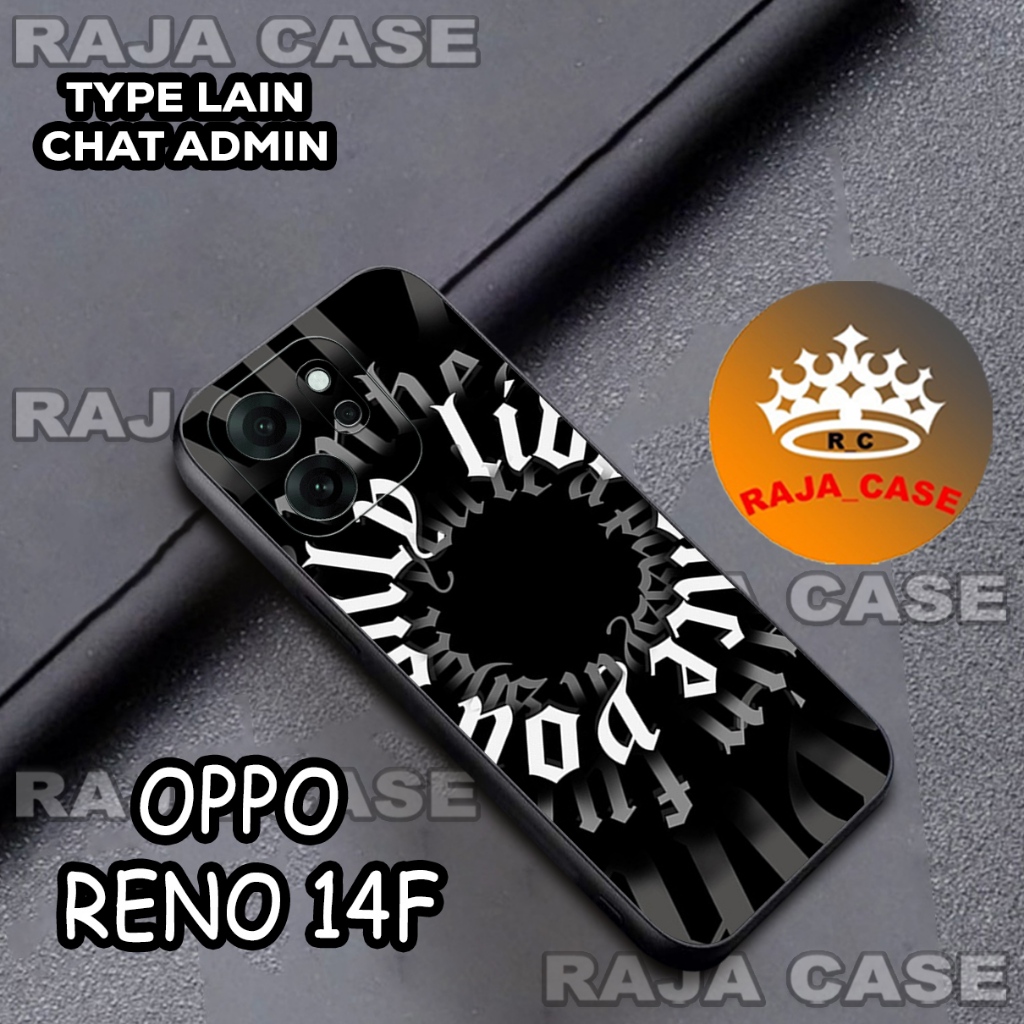 HP [RC32] OPPO RENO 14F Case - RENO 14F Casing [MotiF COWO] - วัสดุยาง - โทรศัพท์มือถือทุกประเภท