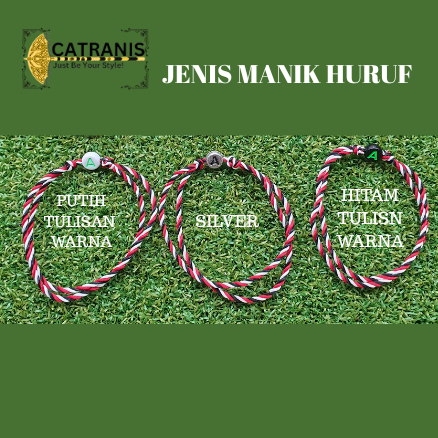 [CHOOSE LETTER] TRIDATU BRACELET WITH INITIAL LETTERS, เสื้อยืดชื่อ, 6 ประเภทของ FLAT LETTERS, ต้นฉบ