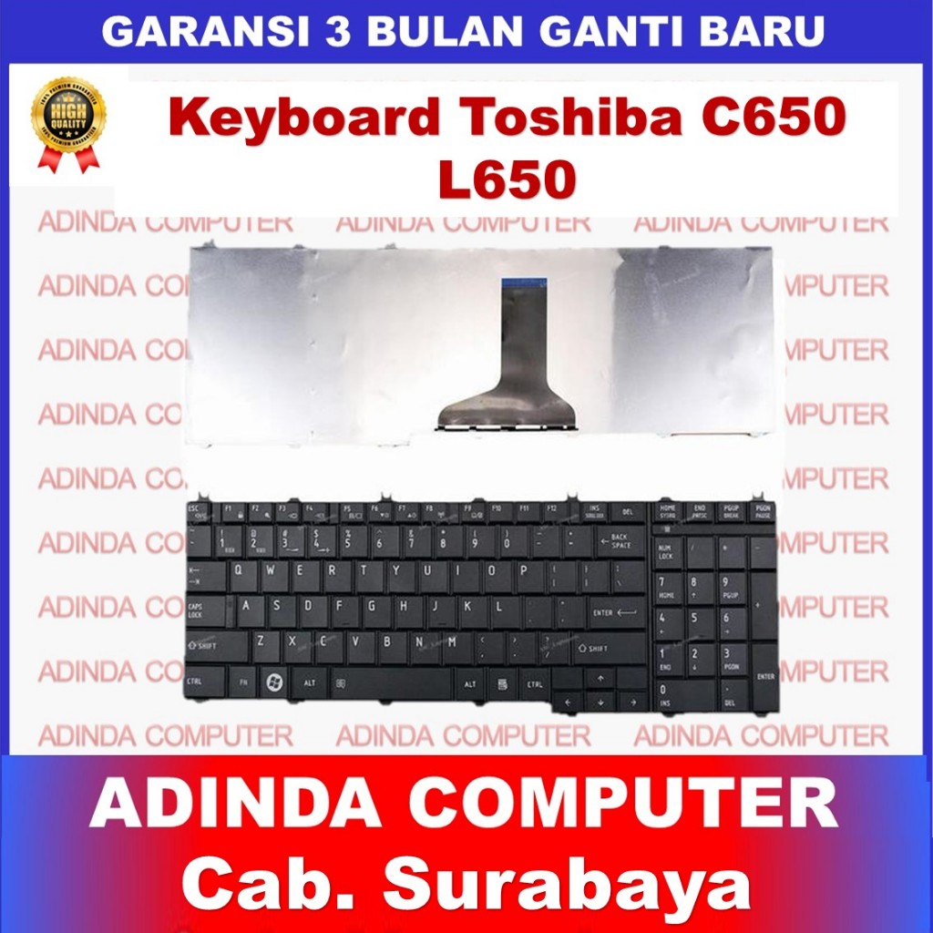 Toshiba Satellite C660 C665 C650 C655 C660 L650 L655 L670 L755 L755D L750 L770 คีย์บอร์ด