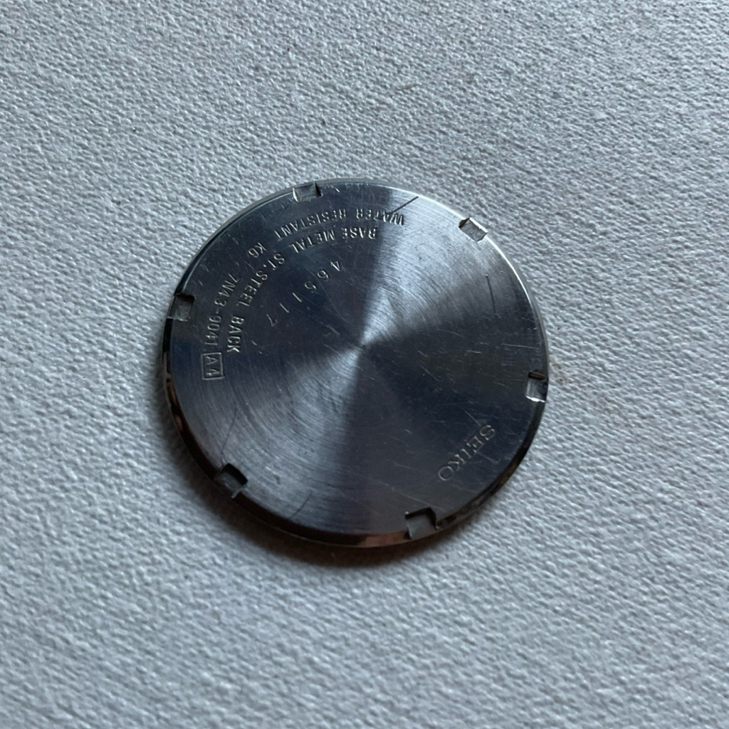 Seiko Watch Back Cover 7N43-9041 รุ่น A4 โลหะสแตนเลส Original Back Cover เส้นผ่านศูนย์กลาง 3.3 ซม.