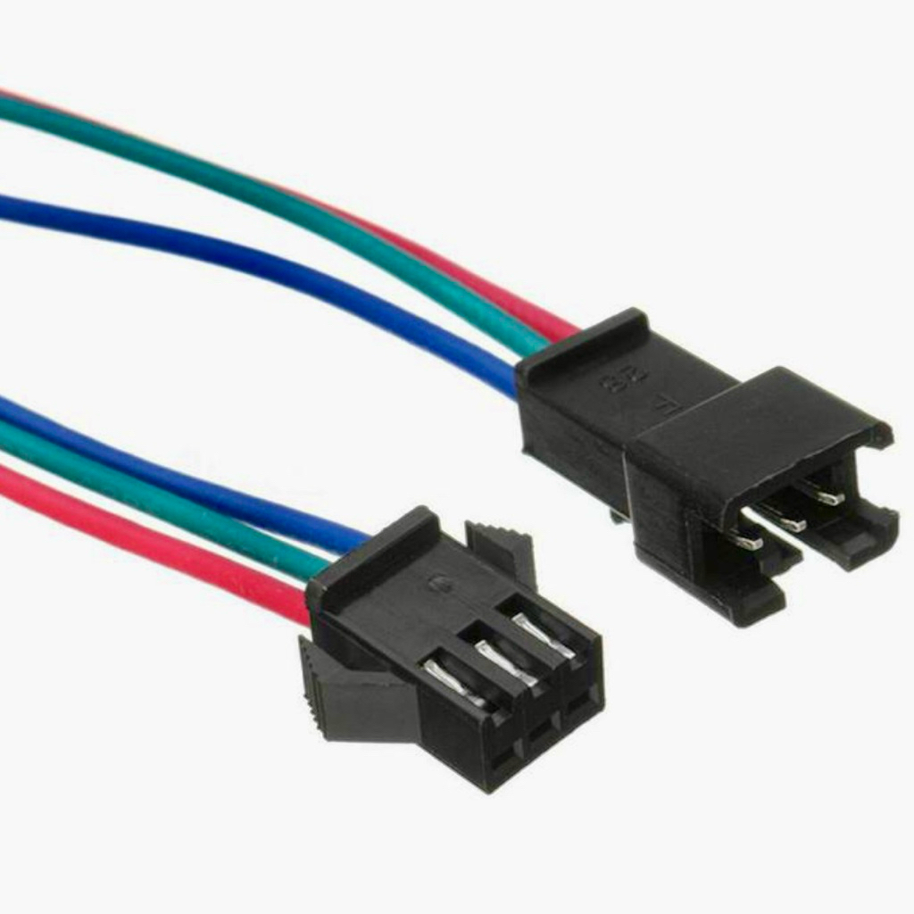 JST SM 3 Pin ชายหญิง RGB Connector - ARGB 3 Pin