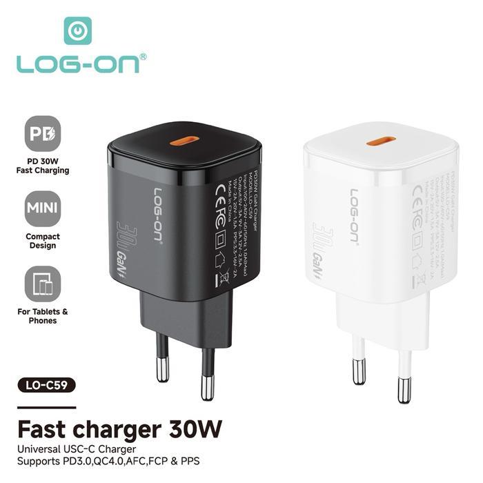 BATOK LOG ON LO-C59 30W / ADAPTER CHARGER TYPE C