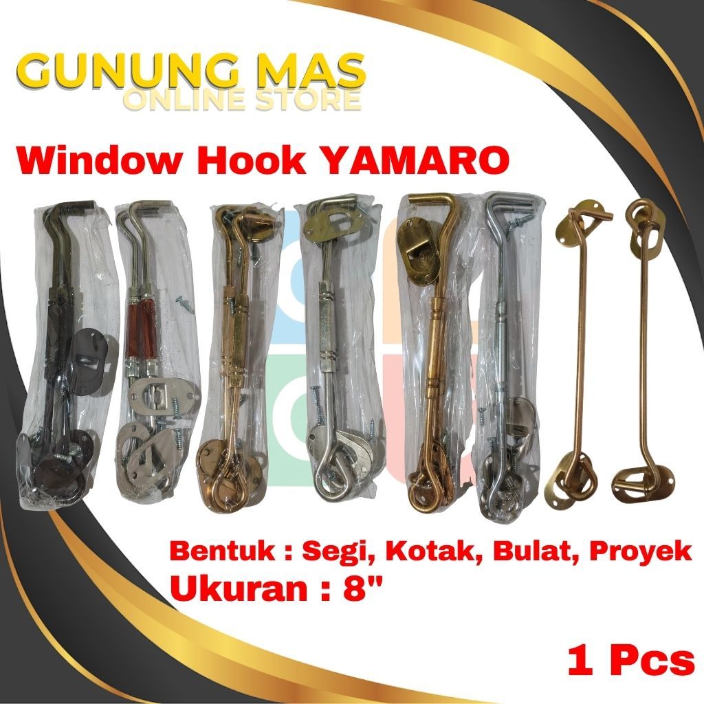 YAMARO 8" Wind Right / Window Hook / Window Hook / Window Hook G1007