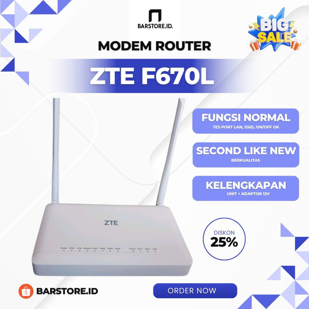 ZTE F670L & Huawei & Fiberhome Modem Ont Wifi Router [1]