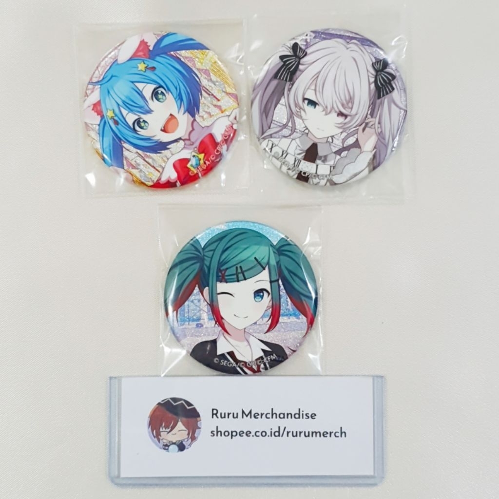 Project Sekai Proseka Brand New World BNW Glitter Can Badge