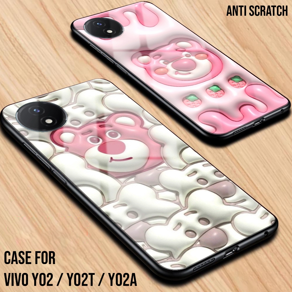 Softcase Vivo Y02 / Y02T / Y02A Softcase Glitter Vivo Y02 / Y02T / Y02A Case Casing Vivo Y02A / Y02T